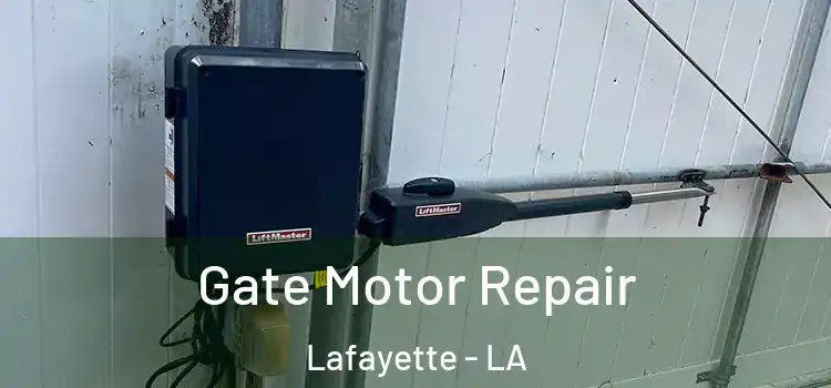 Gate Motor Repair Lafayette - LA