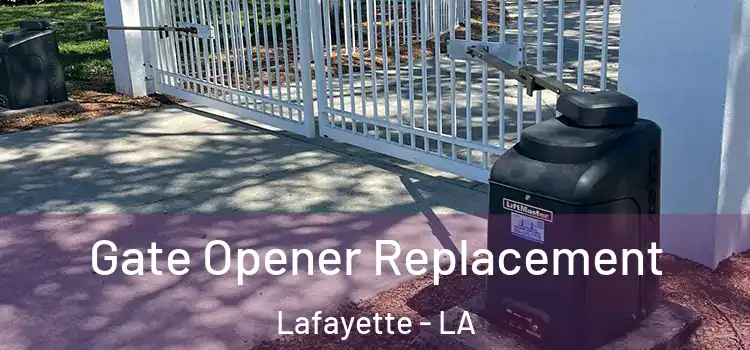 Gate Opener Replacement Lafayette - LA